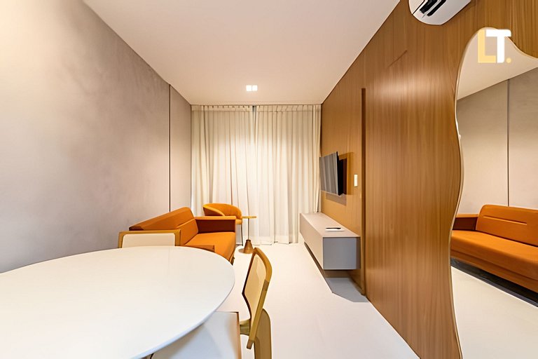 Smart Stay 1214 | Piscina | Academia | Ar na Sala