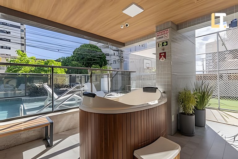 Studio Design 802 – a 300 m da Praia de Pajuçara