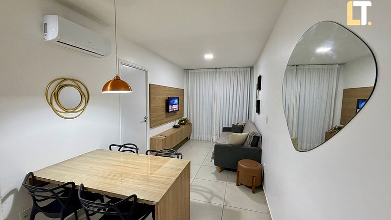 Smart 1207 | Piscina | Academia | a 150m da Praia