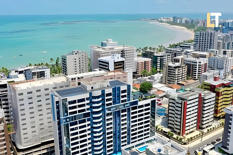 Apt na Ponta Verde | Conforto, Piscina e Academia