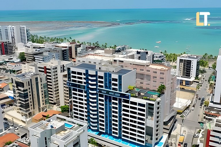 Apt na Ponta Verde | Conforto, Piscina e Academia