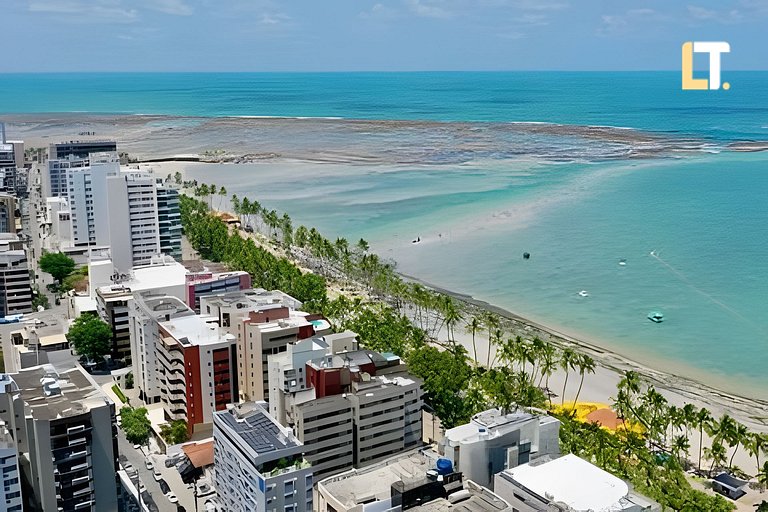 Apt na Ponta Verde | Conforto, Piscina e Academia
