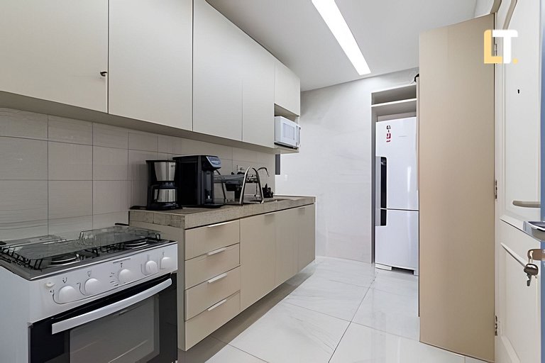 Kingston 802 | Apt com 03 Quartos a 250m da Praia