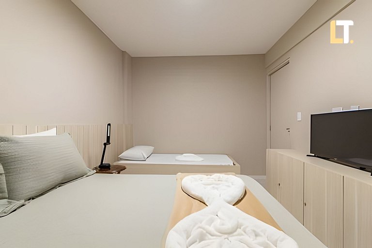 Kingston 802 | Apt com 03 Quartos a 250m da Praia