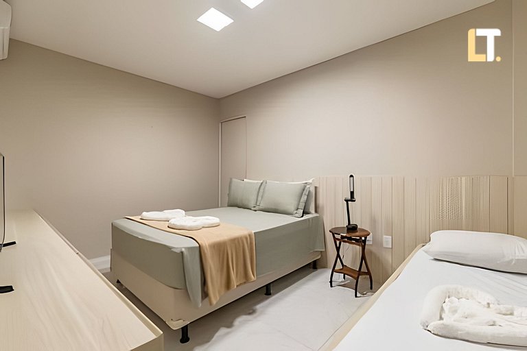 Kingston 802 | Apt com 03 Quartos a 250m da Praia