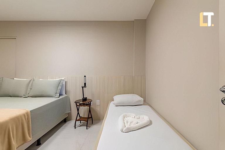 Kingston 802 | Apt com 03 Quartos a 250m da Praia