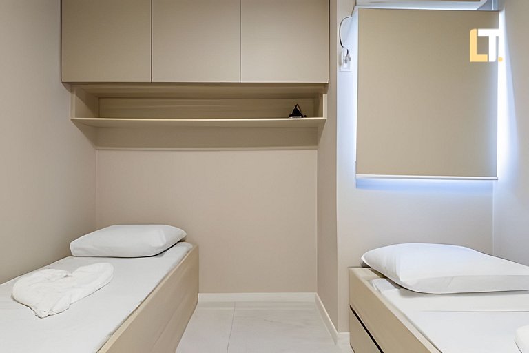 Kingston 802 | Apt com 03 Quartos a 250m da Praia