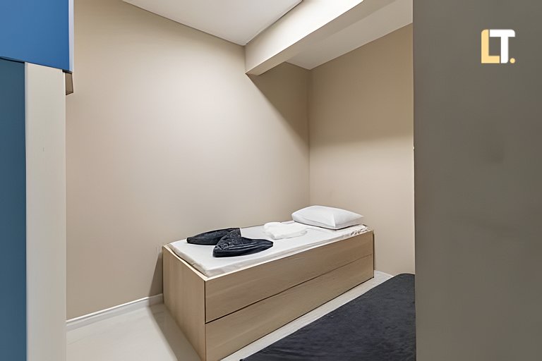 Kingston 802 | Apt com 03 Quartos a 250m da Praia