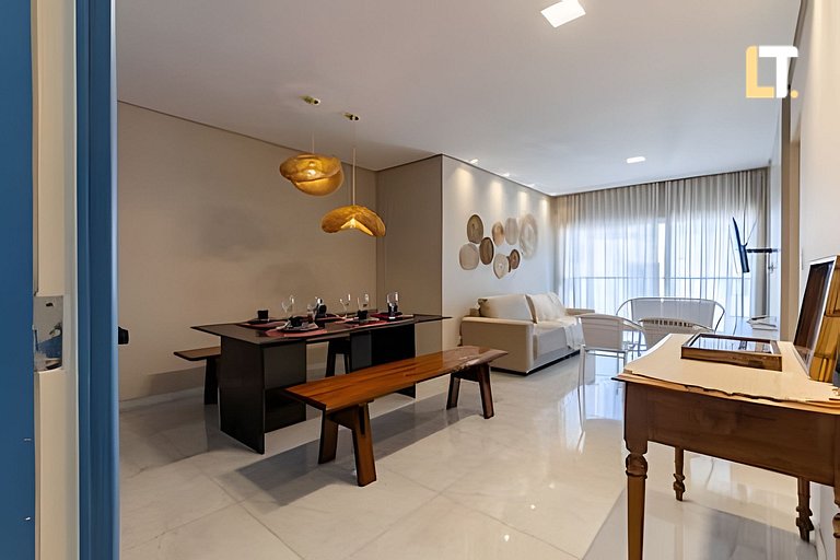 Kingston 802 | Apt com 03 Quartos a 250m da Praia
