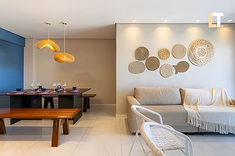 Kingston 802 | Apt com 03 Quartos a 250m da Praia