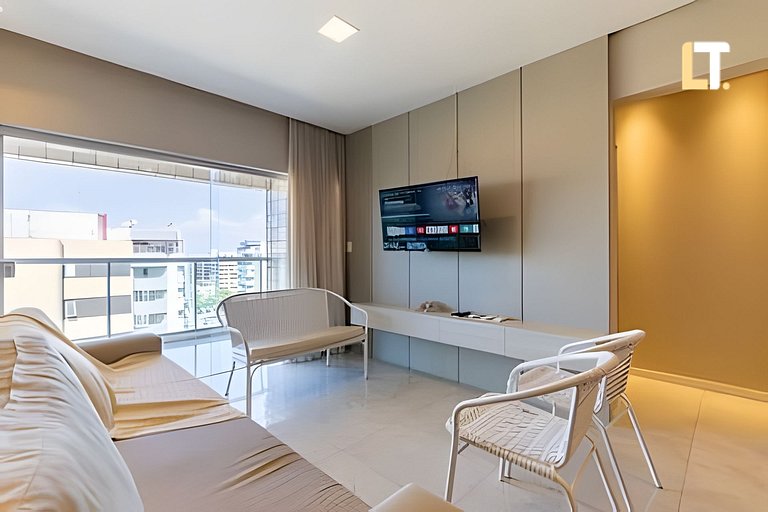 Kingston 802 | Apt com 03 Quartos a 250m da Praia