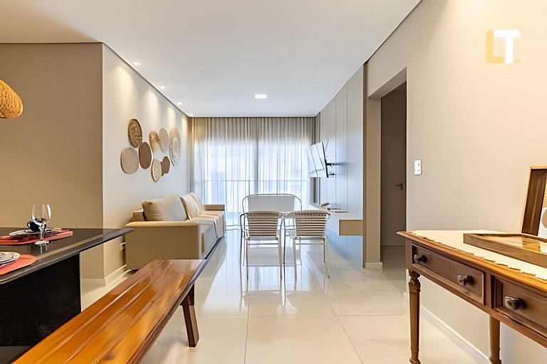 Kingston 802 | Apt com 03 Quartos a 250m da Praia