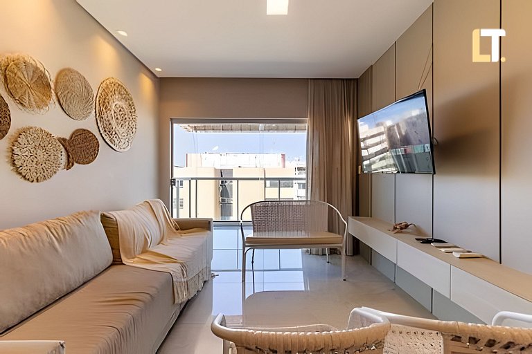 Kingston 802 | Apt com 03 Quartos a 250m da Praia