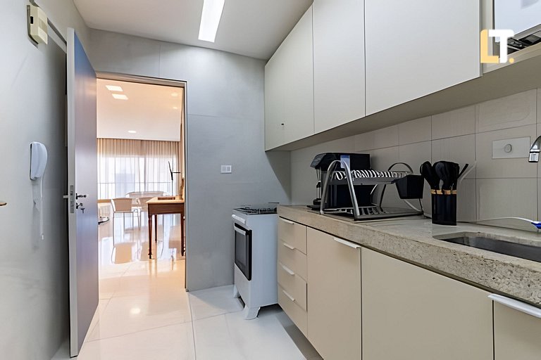 Kingston 802 | Apt com 03 Quartos a 250m da Praia