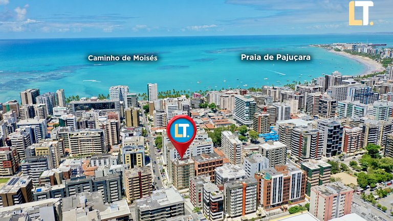 Kingston 802 | Apt com 03 Quartos a 250m da Praia