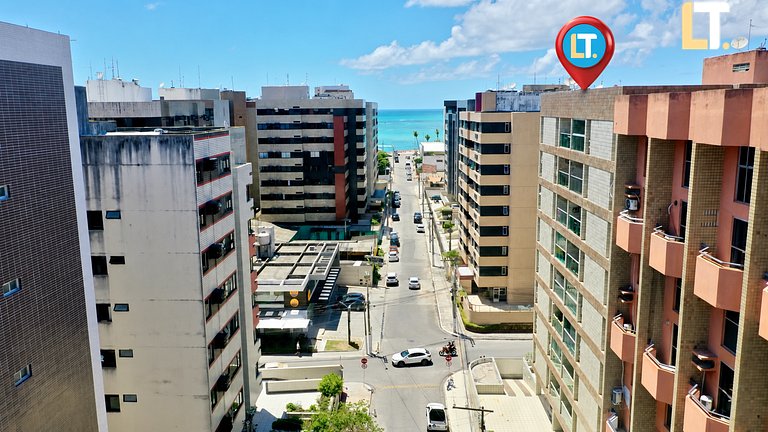 Kingston 802 | Apt com 03 Quartos a 250m da Praia