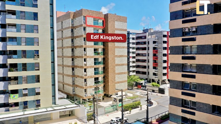 Kingston 802 | Apt com 03 Quartos a 250m da Praia