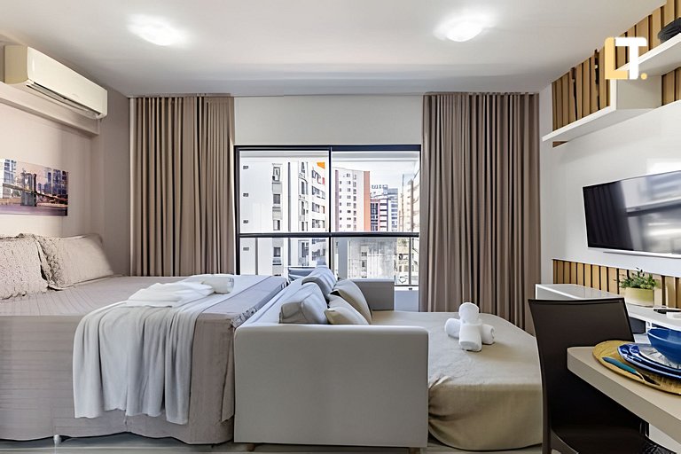 Apt na Ponta Verde | Piscina e Lazer Completo