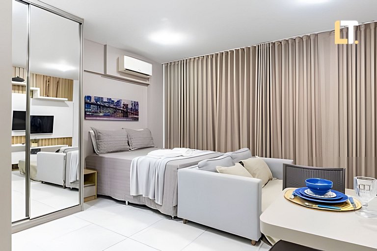 Apt na Ponta Verde | Piscina e Lazer Completo