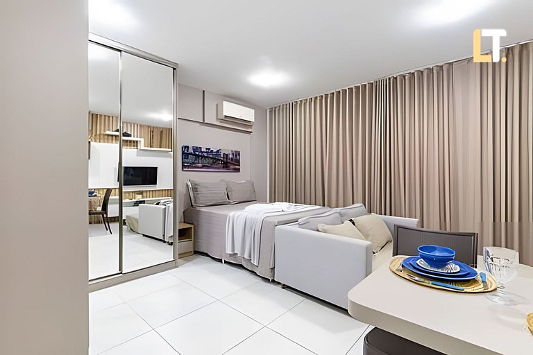 Apt na Ponta Verde | Piscina e Lazer Completo