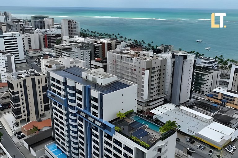 Apt na Ponta Verde | Piscina e Lazer Completo